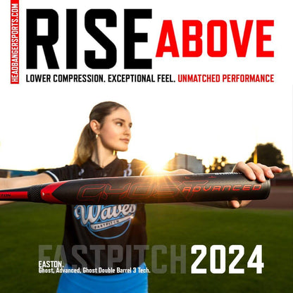 2024 Easton Ghost Advanced (-10) Fastpitch Softball Bat: EFP4GHAD10