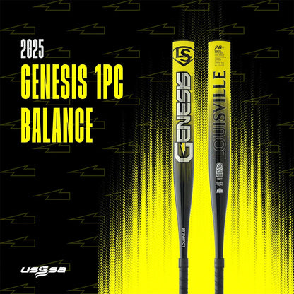 2025 Louisville Slugger Genesis 1PC 13" Balanced USSSA Slowpitch Softball Bat: WBL4107010