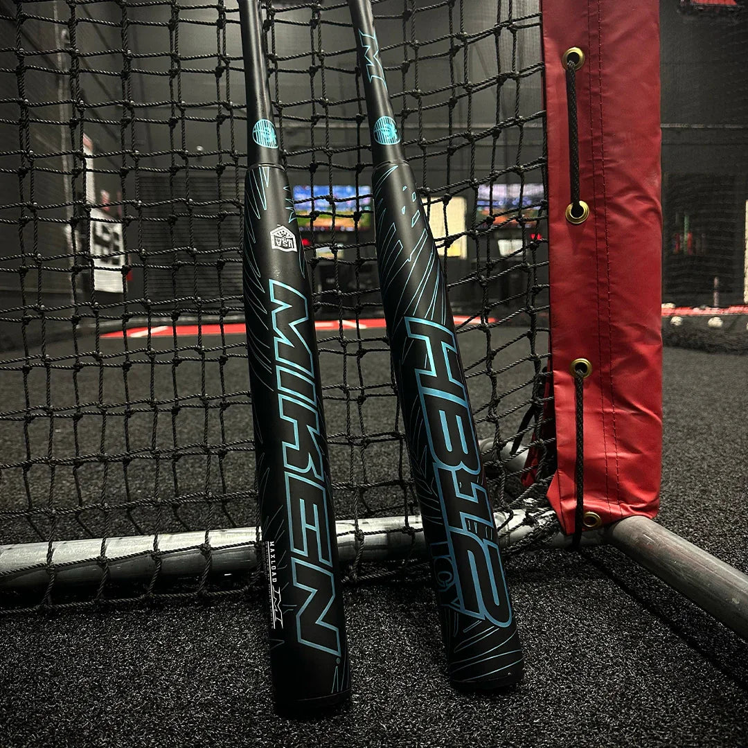 Miken HB12 ICY 12.5" 2PC Maxload USA Slowpitch Softball Bat: MSA5HBL
