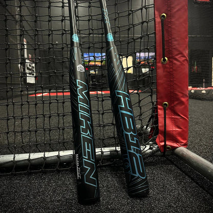 Miken HB12 ICY 12.5" 2PC Maxload USA Slowpitch Softball Bat: MSA5HBL