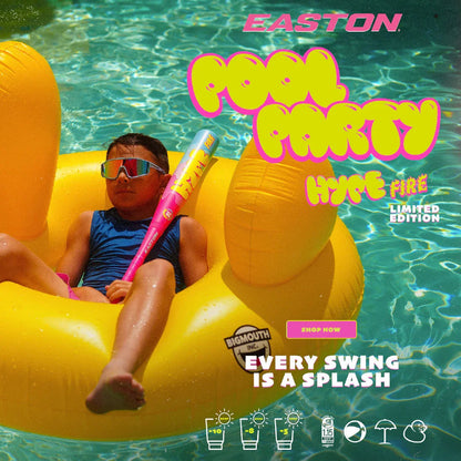 2026 Easton Hype Fire "Pool Party" 2 3/4" USSSA Baseball Bat: -10, -8, -5