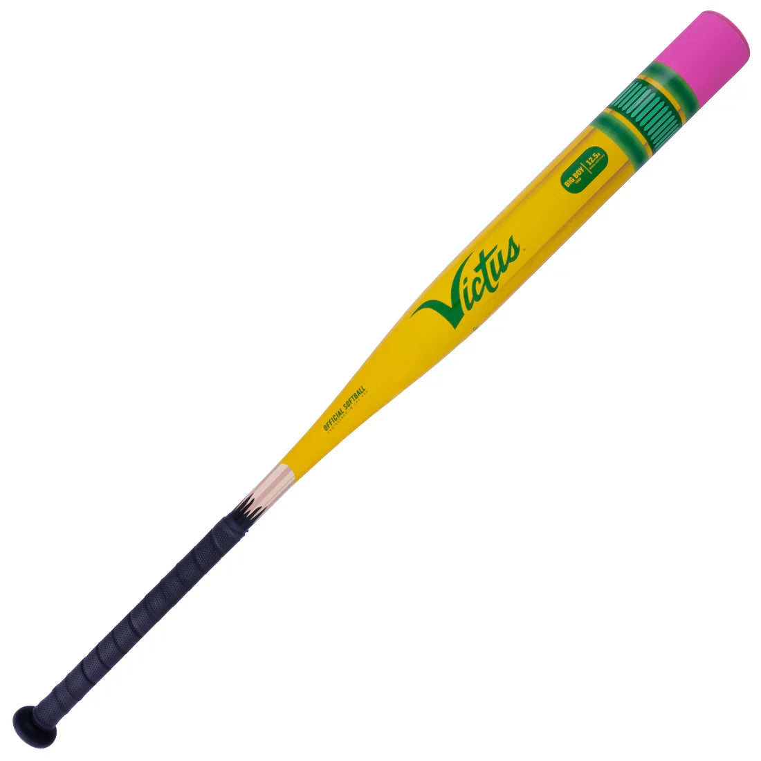 Victus Yellow Pencil 12.5" Endloaded Slow Pitch Softball Bat: VSPYP1BU