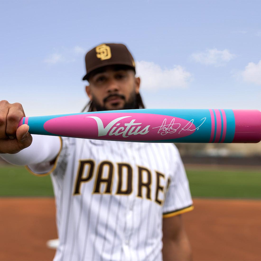 Victus Vibe Tatis Pink Pro-Crayon -3 BBCOR Baseball Bat: VCVIBC-FT