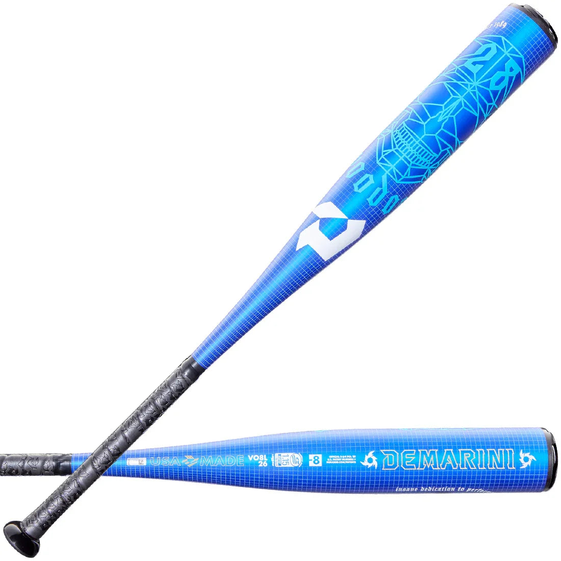 2026 DeMarini VooDoo One 2 3/4" USSSA Baseball Bat: -10, -8, -5