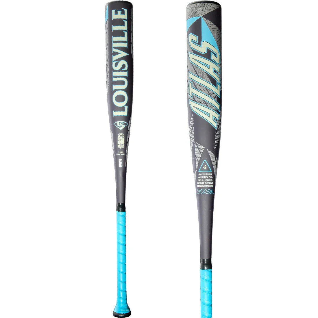 2026 Louisville Slugger Atlas 2 3/4" USSSA Baseball Bat: -10, -8, -5